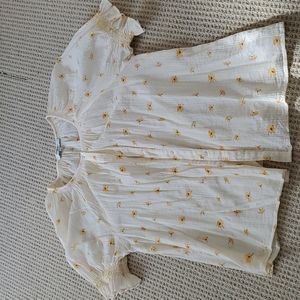 Madewell Flower printed blouse